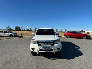 2010 Ford Ranger PK XLT (4x4) White 5 Speed Automatic Dual Cab Pick-up.