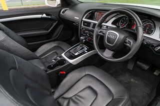 2011 Audi A5 8T MY11 Multitronic Ibis White 8 Speed Constant Variable Cabriolet.