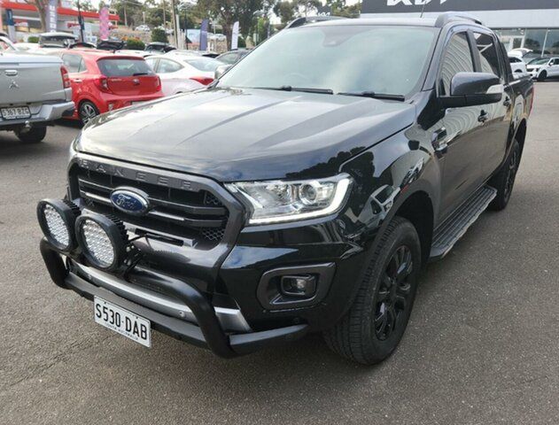 Used Ford Ranger PX MkIII 2019.00MY Wildtrak Reynella, 2019 Ford Ranger PX MkIII 2019.00MY Wildtrak Black 10 Speed Sports Automatic Double Cab Pick Up