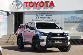2023 Toyota Hilux GUN126R Rogue Double Cab Frosted White 6 Speed Sports Automatic Utility.