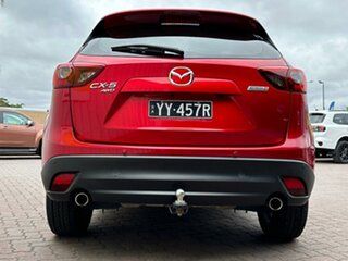 2016 Mazda CX-5 KE1022 Grand Touring SKYACTIV-Drive i-ACTIV AWD Red 6 Speed Sports Automatic Wagon.