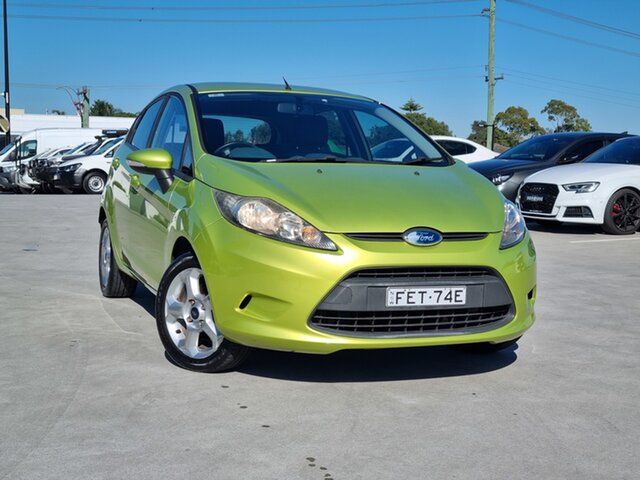 Used Ford Fiesta WS LX Liverpool, 2009 Ford Fiesta WS LX Green 4 Speed Automatic Hatchback