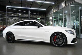2019 Mercedes-Benz C-Class C205 809MY C63 AMG SPEEDSHIFT MCT S White 9 Speed Sports Automatic Coupe