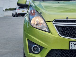 2013 Holden Barina Spark MJ MY13 CD Green 4 Speed Automatic Hatchback