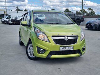 2013 Holden Barina Spark MJ MY13 CD Green 4 Speed Automatic Hatchback.