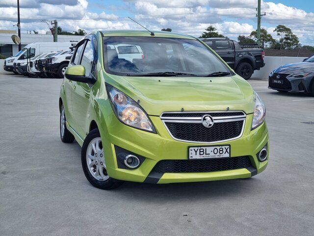 Used Holden Barina Spark MJ MY13 CD Liverpool, 2013 Holden Barina Spark MJ MY13 CD Green 4 Speed Automatic Hatchback