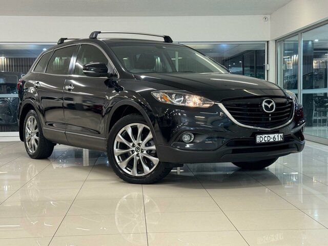 Used Mazda CX-9 TB10A5 Luxury Activematic AWD Waitara, 2015 Mazda CX-9 TB10A5 Luxury Activematic AWD Black 6 Speed Sports Automatic Wagon