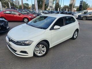 2019 Volkswagen Polo AW MY19 85TSI DSG Comfortline Pure White 7 Speed Sports Automatic Dual Clutch.