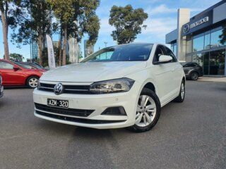 2019 Volkswagen Polo AW MY19 85TSI DSG Comfortline Pure White 7 Speed Sports Automatic Dual Clutch.