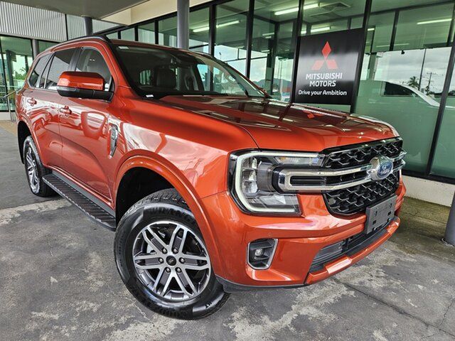 Used Ford Everest UB 2023.50MY Trend Cairns, 2023 Ford Everest UB 2023.50MY Trend Orange 10 Speed Sports Automatic SUV