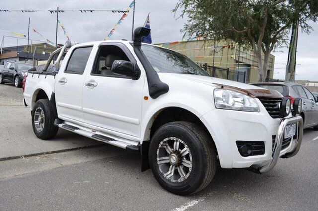 Used Great Wall V200 K2 (4x2) Hoppers Crossing, 2014 Great Wall V200 K2 (4x2) White 6 Speed Manual Dual Cab Utility