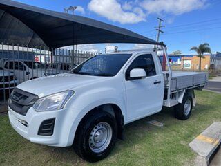 2017 Isuzu D-MAX TF MY17 SX (4x4) White 6 Speed Automatic Cab Chassis.