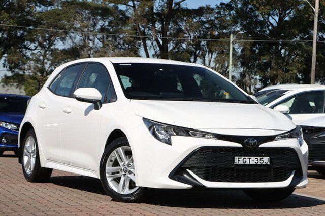 Pre-Owned Toyota Corolla Mzea12R Ascent Sport Warwick Farm, 2018 Toyota Corolla Mzea12R Ascent Sport Glacier White 10 Speed Constant Variable Hatchback