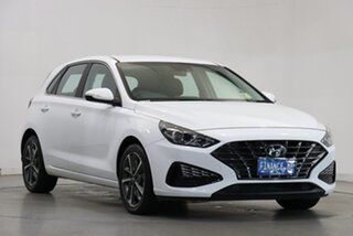 2023 Hyundai i30 PD.V4 MY23 Active Polar White 6 Speed Sports Automatic Hatchback.