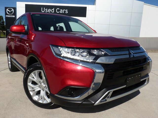 Pre-Owned Mitsubishi Outlander ZL MY21 ES 7 Seat (AWD) Blacktown, 2021 Mitsubishi Outlander ZL MY21 ES 7 Seat (AWD) Red 6 Speed CVT Auto Sequential Wagon