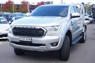 2018 Ford Ranger PX MkII 2018.00MY XLT Double Cab Silver 6 Speed Manual Utility.