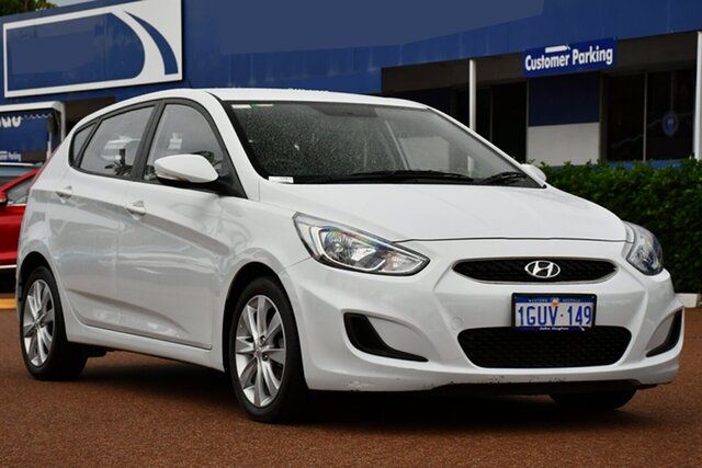 Used Hyundai Accent RB6 MY19 Sport Victoria Park, 2019 Hyundai Accent RB6 MY19 Sport Chalk White 6 Speed Sports Automatic Hatchback