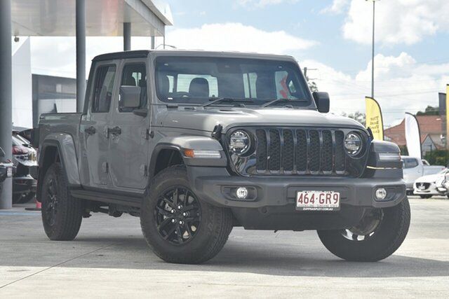 Used Jeep Gladiator JT MY22 Night Eagle Pick-up Aspley, 2022 Jeep Gladiator JT MY22 Night Eagle Pick-up Sting Grey 8 Speed Automatic Utility