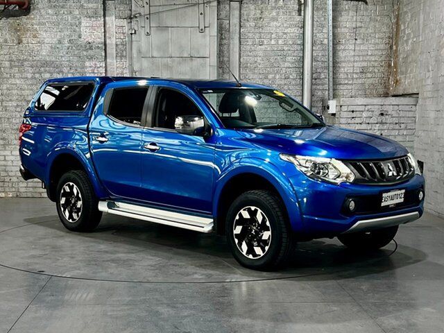 Used Mitsubishi Triton MQ MY18 Exceed Double Cab Mile End South, 2018 Mitsubishi Triton MQ MY18 Exceed Double Cab Blue 5 Speed Sports Automatic Utility