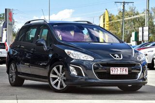 2013 Peugeot 308 T7 MY13 Active Navy Blue 6 Speed Sports Automatic Hatchback.
