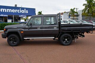 2024 Toyota Landcruiser Vdjl79R GXL Double Cab Graphite 5 Speed Manual Cab Chassis.