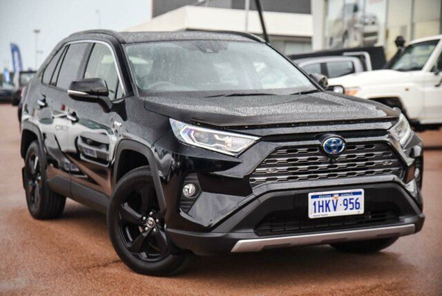 Pre-Owned Toyota RAV4 Axah52R Cruiser (2WD) Hybrid Wangara, 2021 Toyota RAV4 Axah52R Cruiser (2WD) Hybrid Eclipse Black Continuous Variable Wagon