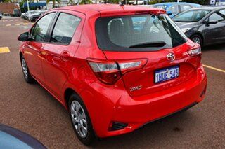 2017 Toyota Yaris NCP130R Ascent Red 4 Speed Automatic Hatchback
