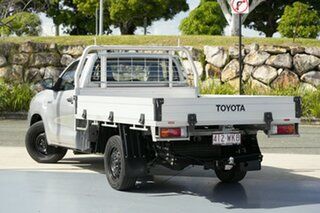 2015 Toyota Hilux GUN122R Workmate 4x2 Silver Sky 5 Speed Manual Cab Chassis.
