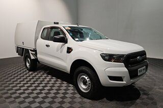 2016 Ford Ranger PX MkII XL Hi-Rider White 6 speed Automatic Cab Chassis.