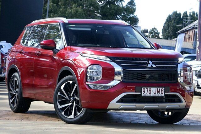 Demo Mitsubishi Outlander ZM MY23 Exceed AWD Toowoomba, 2023 Mitsubishi Outlander ZM MY23 Exceed AWD Red Diamond 8 Speed Constant Variable Wagon