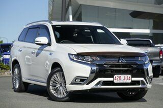 2019 Mitsubishi Outlander ZL MY19 PHEV AWD Exceed White 1 Speed Automatic Wagon Hybrid.