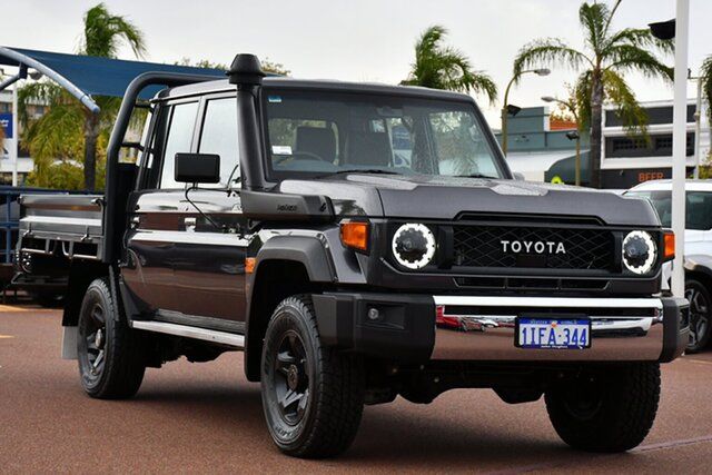 Used Toyota Landcruiser Vdjl79R GXL Double Cab Victoria Park, 2024 Toyota Landcruiser Vdjl79R GXL Double Cab Graphite 5 Speed Manual Cab Chassis