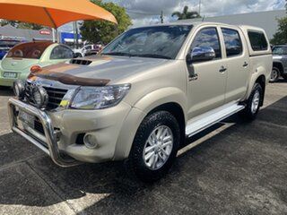 2013 Toyota Hilux KUN26R MY14 SR5 Double Cab Gold 5 Speed Automatic Utility.