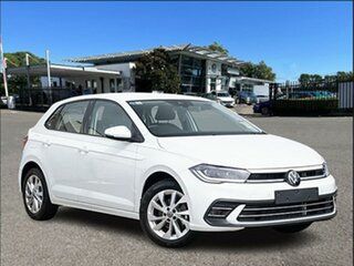 2024 Volkswagen Polo AE MY24 85TSI DSG Style White 7 Speed Sports Automatic Dual Clutch Hatchback