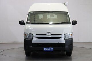 2016 Toyota HiAce TRH223R Commuter High Roof Super LWB White 6 Speed Automatic Bus.