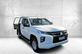 2021 Mitsubishi Triton MR MY21 GLX+ Club Cab White 6 Speed Sports Automatic Utility.