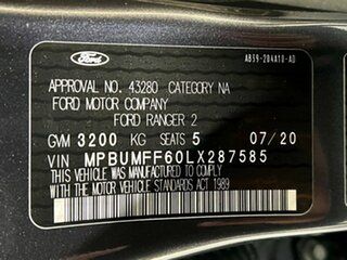 2020 Ford Ranger PX MkIII 2020.25MY Wildtrak Meteor Grey 10 Speed Sports Automatic