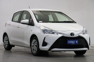 2020 Toyota Yaris NCP130R Ascent White 4 Speed Automatic Hatchback.