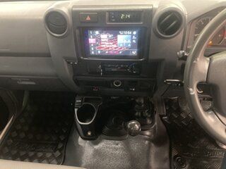 2012 Toyota Landcruiser VDJ79R MY13 GX White 5 Speed Manual Cab Chassis
