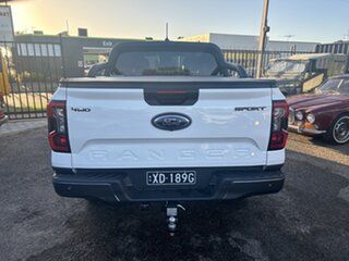 2023 Ford Ranger PY MY23.5 Sport 3.0 (4x4) White 10 Speed Automatic Double Cab Pick Up