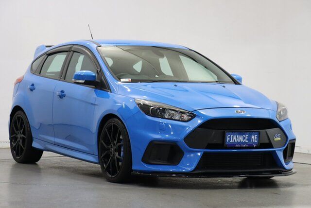Used Ford Focus LZ RS AWD Victoria Park, 2017 Ford Focus LZ RS AWD Blue 6 Speed Manual Hatchback