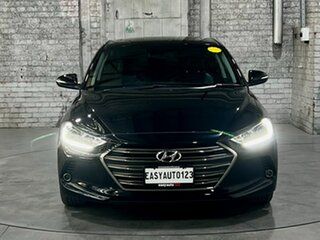 2017 Hyundai Elantra AD MY17 Elite Black 6 Speed Sports Automatic Sedan.