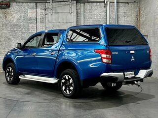 2018 Mitsubishi Triton MQ MY18 Exceed Double Cab Blue 5 Speed Sports Automatic Utility