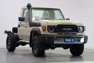 2024 Toyota Landcruiser Vdjl79R GXL Sandy Taupe 5 Speed Manual Cab Chassis.