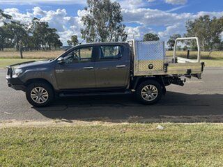 2017 Toyota Hilux GUN126R SR Double Cab Graphite 6 Speed Sports Automatic Cab Chassis