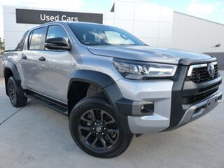 2022 Toyota Hilux GUN126R Rogue Double Cab Silver Sky 6 Speed Sports Automatic Utility.