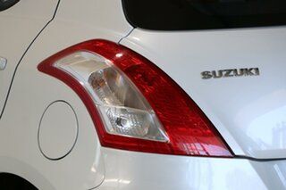 2013 Suzuki Swift FZ MY13 GL White 5 Speed Manual Hatchback