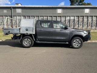 2017 Toyota Hilux GUN126R SR Double Cab Graphite 6 Speed Sports Automatic Cab Chassis.