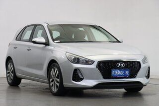 2018 Hyundai i30 PD2 MY18 Active Sparkling Silver 6 Speed Sports Automatic Hatchback.