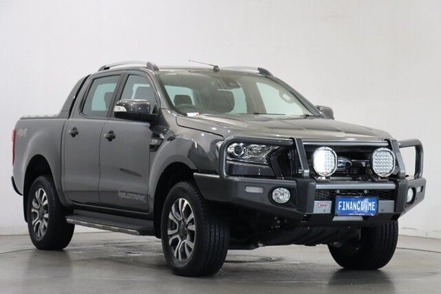 Used Ford Ranger PX MkII Wildtrak Double Cab Victoria Park, 2017 Ford Ranger PX MkII Wildtrak Double Cab Grey 6 Speed Sports Automatic Utility